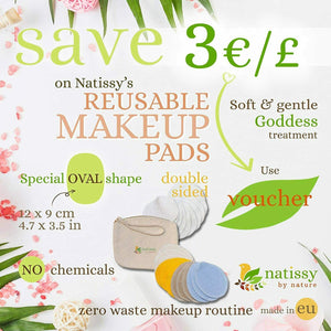 Assorbenti lavabili mestruale di bambù, in 7-Pack, Nature - Multi Sizes