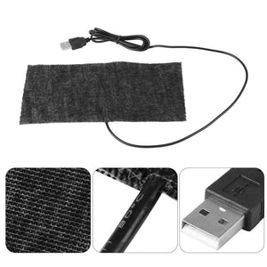 Tappetino Riscaldante USB In Fibra Di Carbonio Nero Tappeto Riscaldato In...