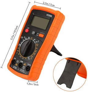 Multimetro Digitale HoldPeak - Capacità, Induttanza, Resistenza - LCD Con Retroilluminazione
