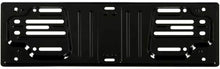 Carica l'immagine nel visualizzatore di Gallery, Porta targa in acciaio nero per paraurti anteriore, Universale Lampa 19922 Kit