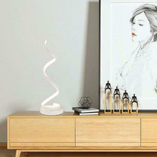 Carica l&#39;immagine nel visualizzatore di Gallery, ELINKUME Lampada da comodino a spirale LED, 12W TL008-bianco-bianco caldo