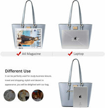 Carica l'immagine nel visualizzatore di Gallery, LOVEVOOK Set di Borse da Donna Borsa Grandi Shopper D-azzurro
