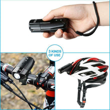 Carica l&#39;immagine nel visualizzatore di Gallery, BIGO Luce Anteriore Bici USB Ricaricabile 2000 mAh/900LM Fanale per MTB a...