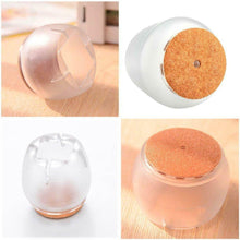 Carica l&#39;immagine nel visualizzatore di Gallery, Tappi per gambe in silicone sedie, piedini sedie adatto 21-25mm