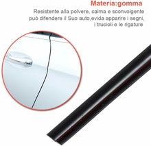 Carica l'immagine nel visualizzatore di Gallery, Guarnizione Porta Auto in Gomma da 10 mt, Striscia Paracolpi in Strisce Adesive