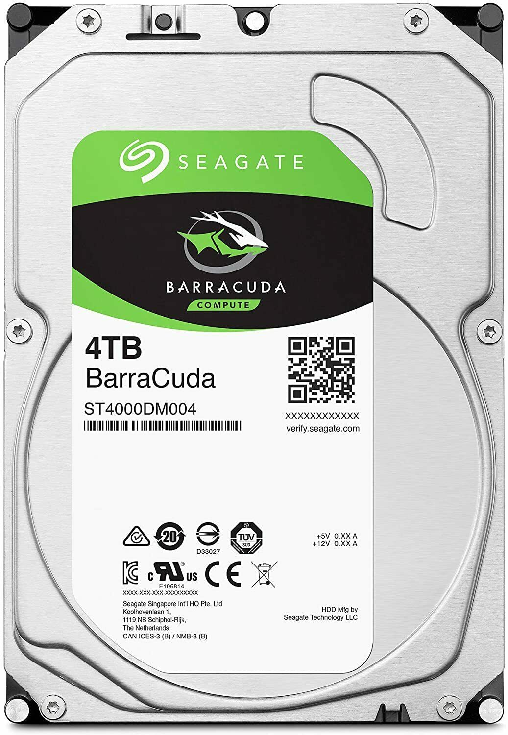 HARD DISK 3,5 SEAGATE BARRACUDA 4TB SATA3 256MB 4000GB ST4000DM004 5400rpm