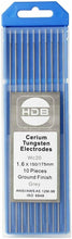 Carica l'immagine nel visualizzatore di Gallery, Wilktop 10 x Elettrodi di Tungsteno, WC-20 Elettrodo 1,6 x 175mm Grigio