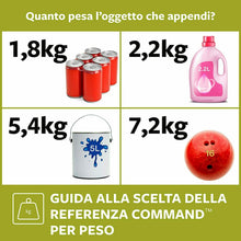 Carica l&#39;immagine nel visualizzatore di Gallery, Strisce adesive per appendere quadri e foto, Doppio attacco a strappo, Command