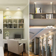 Carica l'immagine nel visualizzatore di Gallery, Luce Armadio LED, Cadrim 6 Luci Notturne a LED Senza Fili,con 2 Telecomandi,...