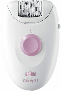 Braun Silk-Épil 1 1370 20 pinzette Bianco, Alimentato a rete, Epilatore