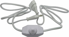 Carica l'immagine nel visualizzatore di Gallery, Regolatore di luminosità LED (regolatore girevole con cavo) 1-60 Watt, Bianco