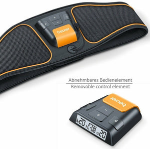 Beurer EM 37, Elettrostimolatore Cintura per Addominali Frontali e Laterali