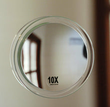 Carica l'immagine nel visualizzatore di Gallery, Specchio Ingrandente 10x da Trucco, con Ventosa per Ogni Superficie, Removibile