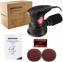 Carica l&#39;immagine nel visualizzatore di Gallery, Levigatrice elettrica Orbitale 300W 12000 RPM, Scatola per polvere, 6 velocità