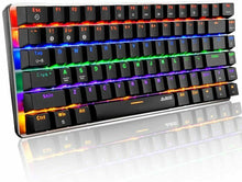 Carica l'immagine nel visualizzatore di Gallery, AK33 Tastiera meccanica Bluetooth Gaming Wireless interruttore blu, Nero, RGB