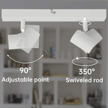 Carica l'immagine nel visualizzatore di Gallery, Kimjo Lampada da soffitto Orientabili, Bianco Faretti 2 Opaco