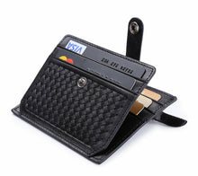 Carica l'immagine nel visualizzatore di Gallery, Portafoglio Porta Carte di Credito con Tasche in Pelle, RFID/NFC