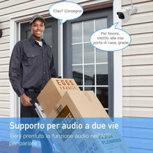 Carica l'immagine nel visualizzatore di Gallery, Videocamera di sicurezza esterna Veroyi, telecamera sorveglianza WiFi...