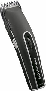 Rowenta TN1410 Nomad Tagliacapelli, Uso a Rete e Cordless, Nero, Argento