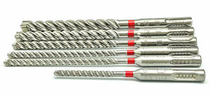 6 x Punte per trapano SDS HILTI per cemento, Testa a 4 taglienti, 5 6 8 10 12