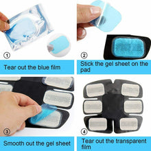 Carica l&#39;immagine nel visualizzatore di Gallery, 48x Pad in gel di ricambio per elettrostimolatore per glutei, ABS universali