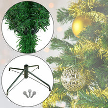Carica l'immagine nel visualizzatore di Gallery, ALBERO DI NATALE REALISTICO PINO VERDE SUPER FOLTO 150  CM NATURALE