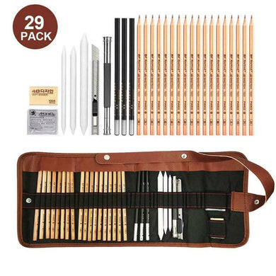 Set di penne da disegno, set di penne da disegno professionale, con valigia