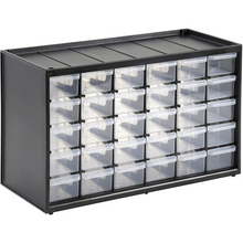 Carica l&#39;immagine nel visualizzatore di Gallery, Cassettiera porta minuterie con 30 cassetti piccolo da muro o tavolo Stanley