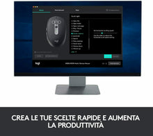 Carica l'immagine nel visualizzatore di Gallery, Mouse Wireless Silenzioso Multidispositivo Logitech M590 Bluetooth o Wireless