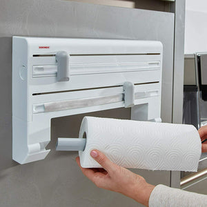 Porta rotoli da parete, Per Alluminio Pellicola e Carta assorbente Tagli precisi