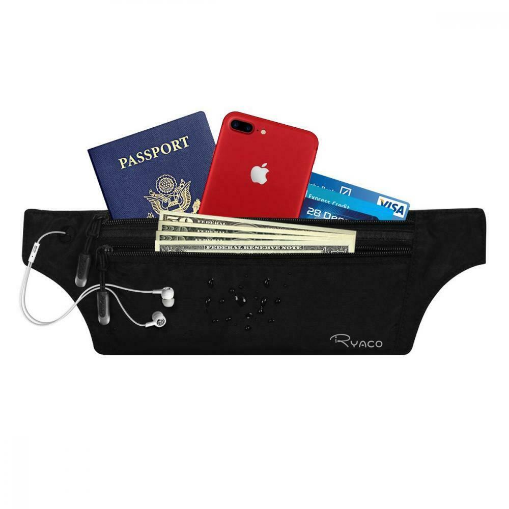 RYACO Cintura Portasoldi Nascosta RFID, Marsupio da Viaggio Invisibile per...