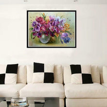 Carica l'immagine nel visualizzatore di Gallery, DIY 5D Diamond Painting fiori by number Kits,pittura diamante kit...