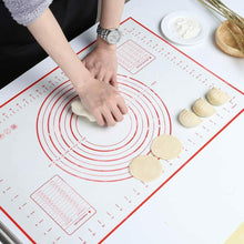 Carica l'immagine nel visualizzatore di Gallery, Tappetino grande in silicone da cucina con misurazione, Pasticceria 60 x 40 cm
