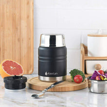 Carica l'immagine nel visualizzatore di Gallery, Contenitore Termico per Alimenti, Thermos per Alimenti in Acciaio Inox