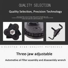 Carica l'immagine nel visualizzatore di Gallery, Chiave Per Filtro Olio 53 Mm – 108 Diametro Removibile Universal...