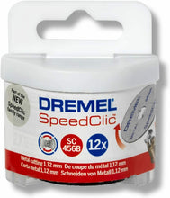 Carica l'immagine nel visualizzatore di Gallery, 12 x Dischi da 38 mm da taglio per metallo, Mini drill Per Alluminio Lamiera Oro