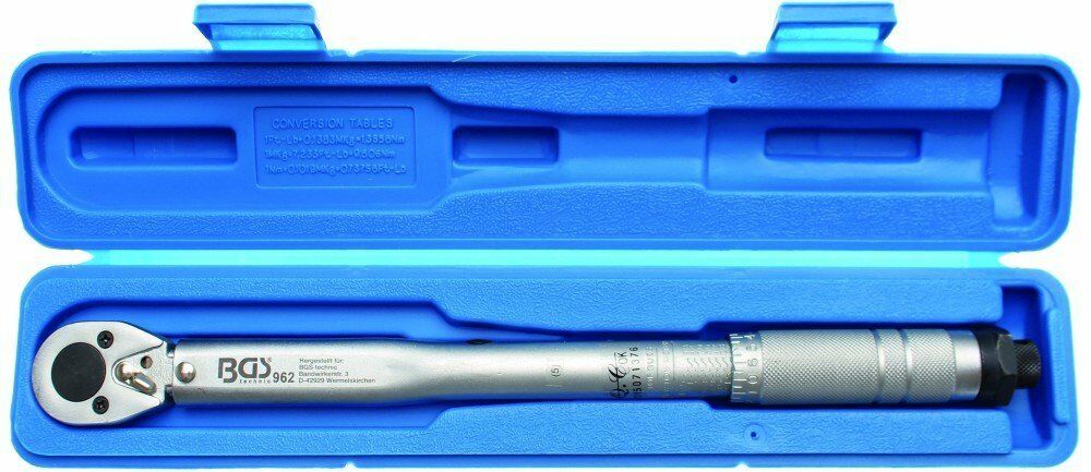 Chiave dinamometrica professionale AUTO MOTO da 7-105 nm (3/8) Cricchetto BGS