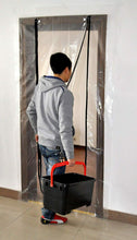 Carica l'immagine nel visualizzatore di Gallery, Porta temporanea anti polvere per cantiere, Pellicola con cerniera 220 x 112 cm