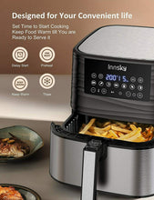 Carica l'immagine nel visualizzatore di Gallery, Innsky 5.5L 1700W, Friggitrice ad Aria con 7 Programmi + Funzione di...