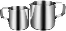 Carica l&#39;immagine nel visualizzatore di Gallery, Bricco Da Latte in Acciaio INOX, e caffè 150 150+350ml