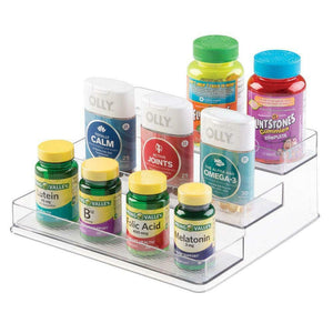 iDesign Organizer cucina, Grande scaffale cucina a 3 ripiani in plastica,...