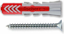 Carica l&#39;immagine nel visualizzatore di Gallery, 50 x Tasselli da 5 x 25 mm per muro pieno mattone forato Fischer Duopower vite