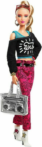 Barbie x Keith Haring Bambola Signature, da Collezione FXD87