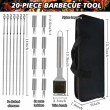Carica l'immagine nel visualizzatore di Gallery, Xnuoyo Set di Utensili per Barbecue, Accessori da Griglia in 01