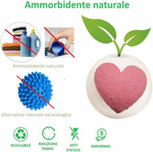 Carica l'immagine nel visualizzatore di Gallery, CRINOPS Palline per Asciugatrice, 6 6 Con Confezione + 6 Per Ambienti
