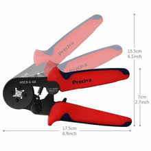 Carica l'immagine nel visualizzatore di Gallery, Pinza Crimpatrice da 0,25-10 mm + Kit Capicorda, Set da Elettricista con 1200pz