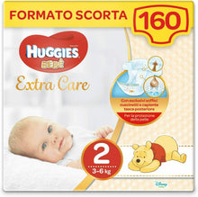 Carica l'immagine nel visualizzatore di Gallery, Huggies Extra Care Bebè Taglia 2 (3-6Kg), 4 Confezioni da 40 2