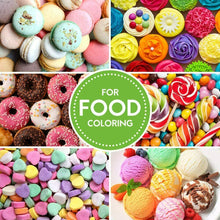 Carica l&#39;immagine nel visualizzatore di Gallery, 12 x Colori per alimenti, Coloranti alimentari concentrati per dolci decorazioni
