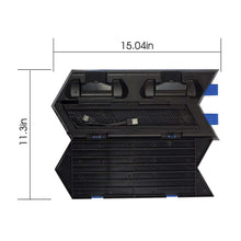Carica l&#39;immagine nel visualizzatore di Gallery, Supporto verticale per PS4 Slim/PS4 Con Ventilatore e base di ricarica