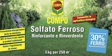 Carica l'immagine nel visualizzatore di Gallery, Concime a base di Solfato Ferroso Azione rinforzante e rinverdente 5Kg BIO Compo